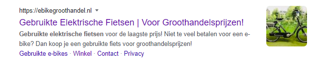 seo teksten laten schrijven ebike groothandel