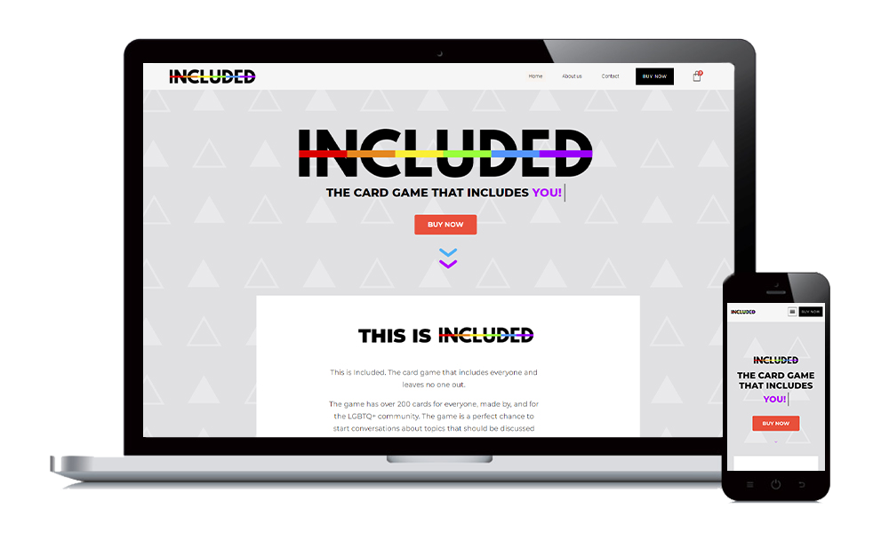 webshop Included