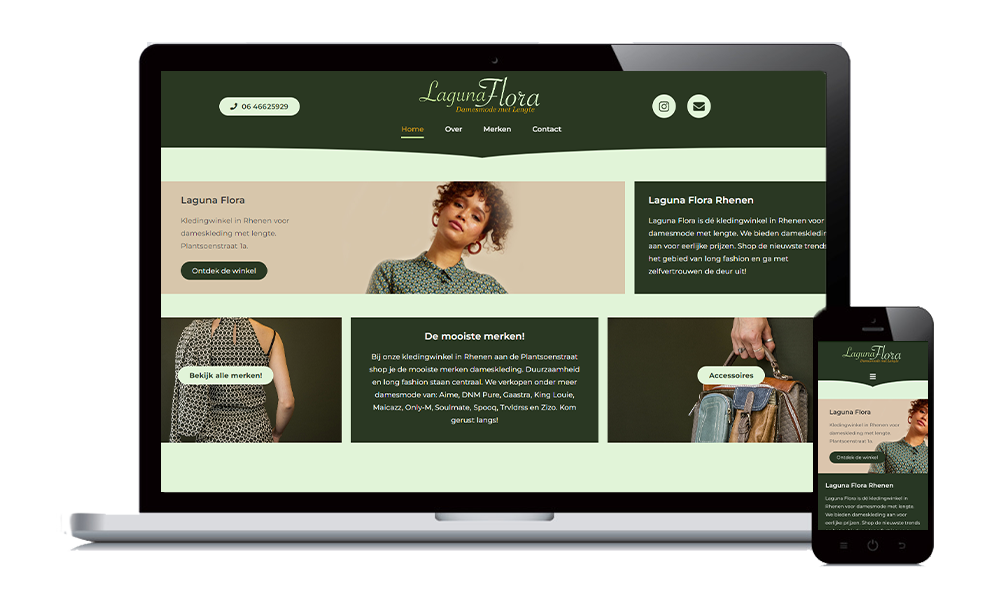 webdesign Rhenen Laguna Flora