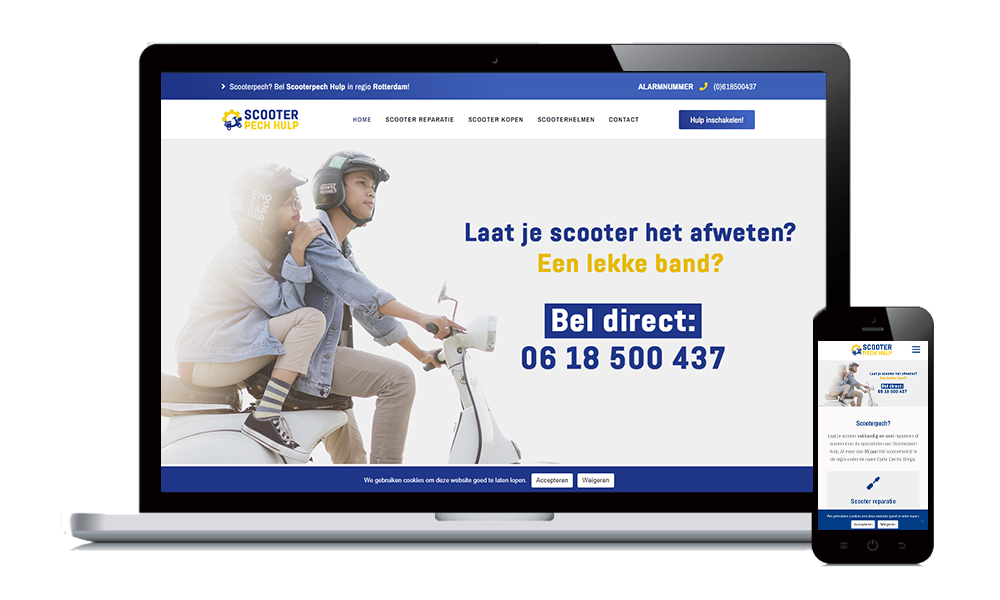 scooterpech rotterdam website