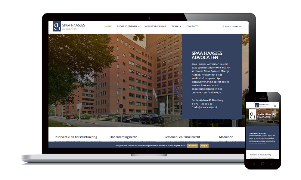 webdesign advocatenkantoor Den Haag