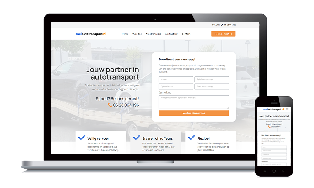 webdesign Veenendaal autotransport